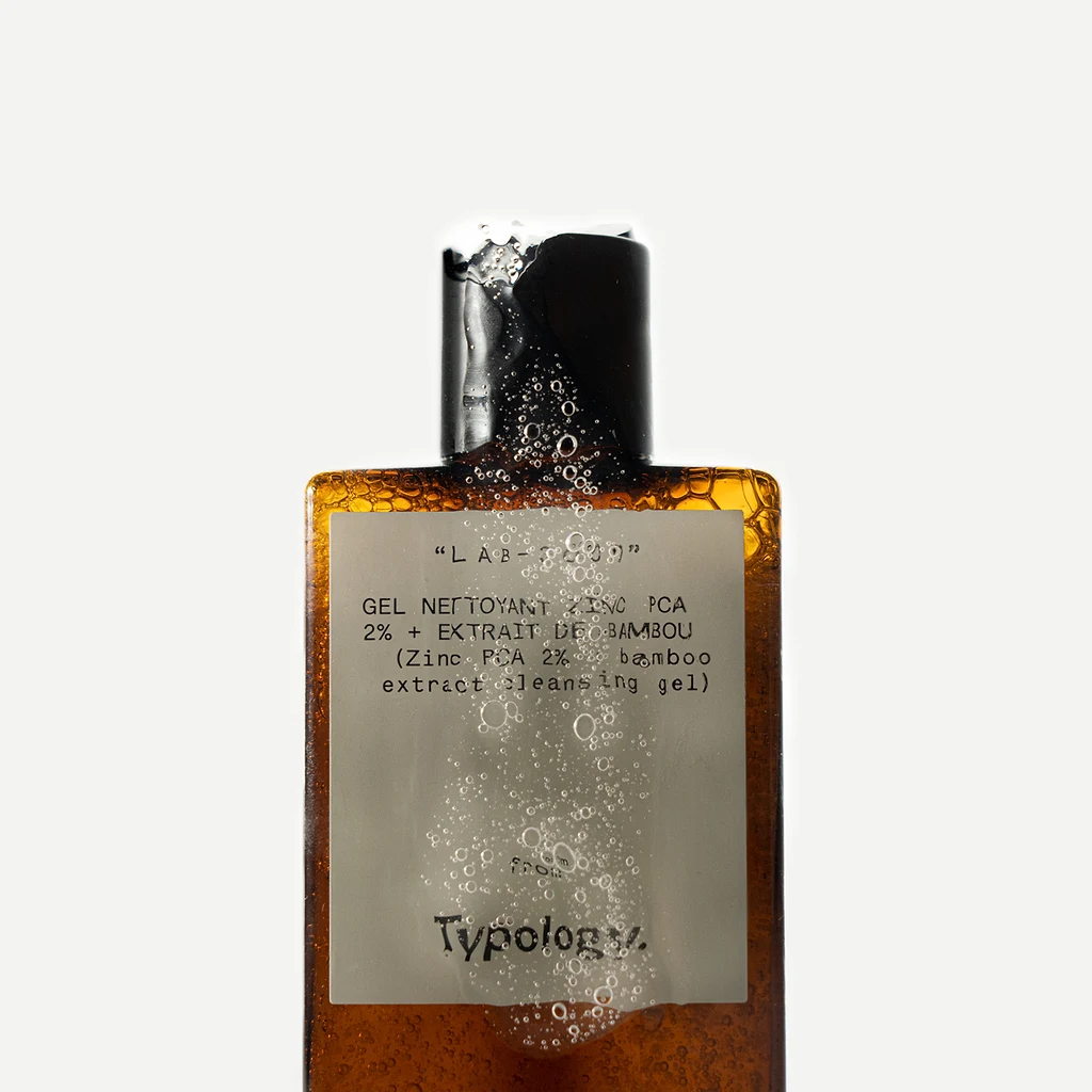 Purifying Face Gel Cleanser 2% Zinc PCA + Bamboo Extract — Typology